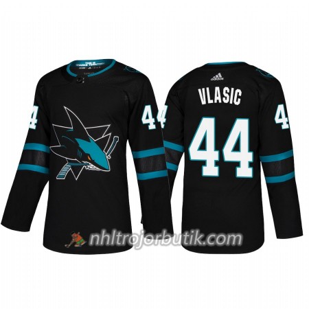 Män Ishockey San Jose Sharks Tröja Marc-Edouard Vlasic 44 Alternate Adidas 2018-19 Authentic